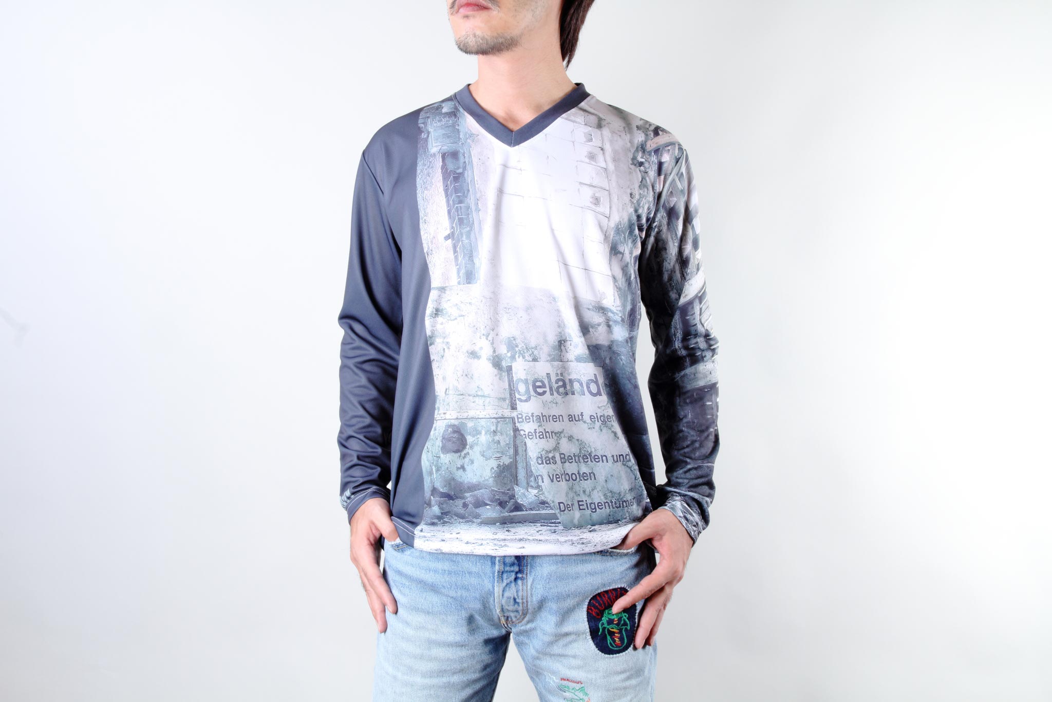 フルグラフィック Tシャツ （長袖） ポリエステルの 製作印刷 | 超